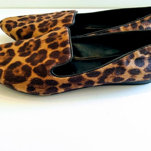 Nine West Women's Haydyn Slip On Pointed Toe Loafers Leopard Print Size 8 - Picture 4 of 4